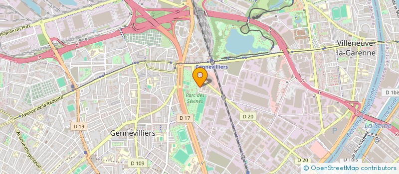 localisation de l'entreprise INNOVA à GENNEVILLIERS