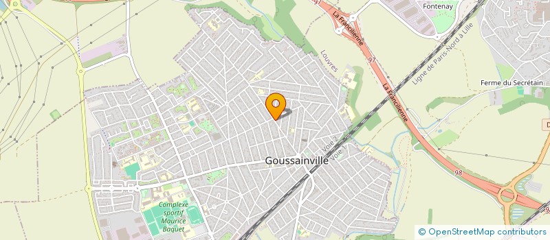 localisation de l'entreprise INNOVA BTP à GOUSSAINVILLE