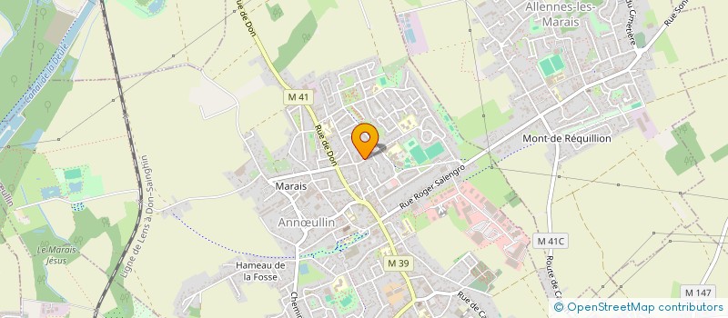 localisation de l'entreprise INNOVA CAMPUS à ANNŒULLIN