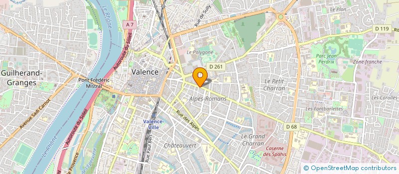 localisation de l'entreprise INNOVA CONCEPT à VALENCE