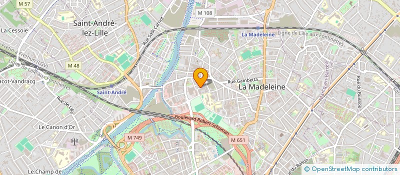 localisation de l'entreprise INNOVA CYBER GROUP à LA MADELEINE