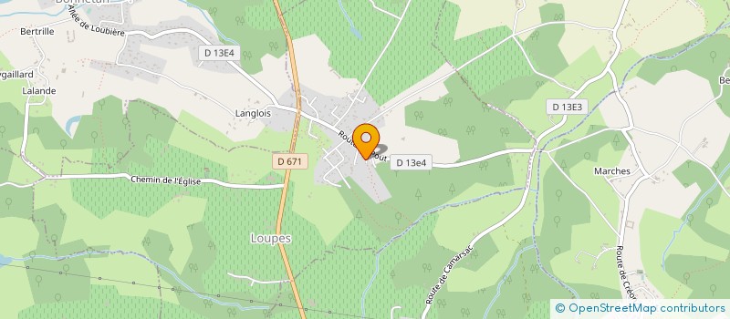 localisation de l'entreprise INNOVA DEVELOPPEMENT à LOUPES