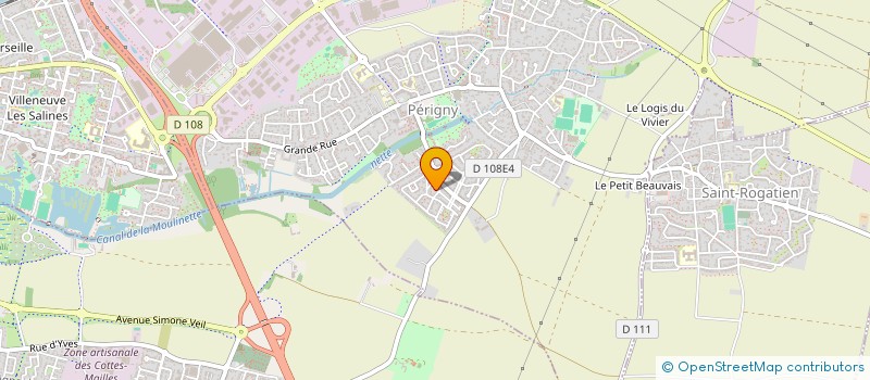 localisation de l'entreprise INNOVA FERMETURES  PERIGNY