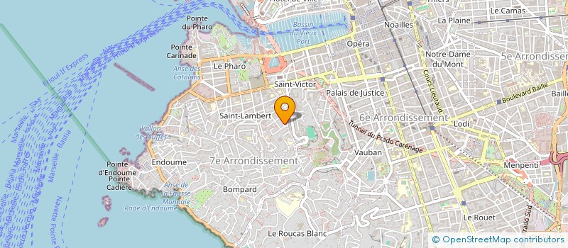 localisation de l'entreprise INNOVA PATRIMOINE à MARSEILLE