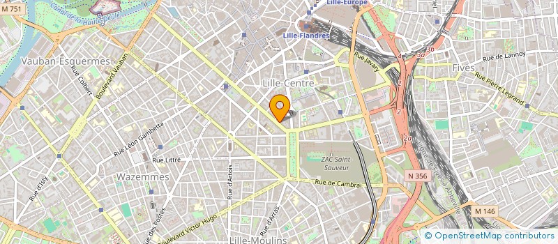 localisation de l'entreprise INNOVA SARL à LILLE