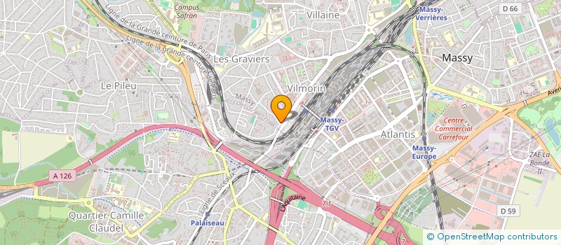 localisation de l'entreprise INNOVA STUDIO à MASSY