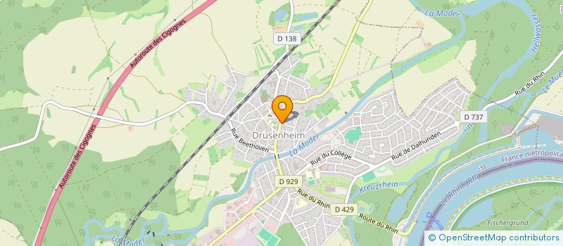 localisation de l'entreprise INNOVA'TOITURE SASU  DRUSENHEIM