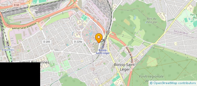 localisation de l'entreprise INNOVA TRAVAUX à BOISSY-SAINT-LEGER