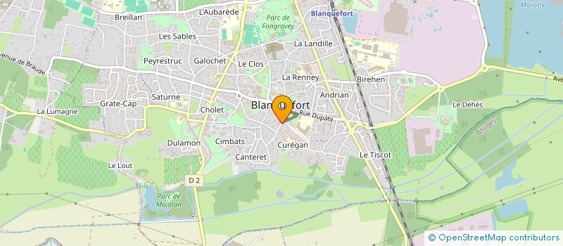 localisation de l'entreprise INNOVABAT à BLANQUEFORT
