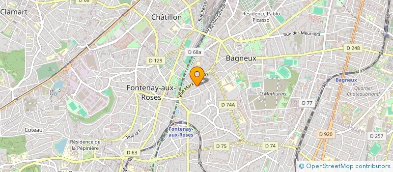 localisation de l'entreprise INNOVABIEN CONSEIL  FONTENAY-AUX-ROSES