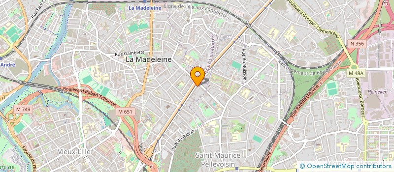 localisation de l'entreprise INNOVABOX à LA MADELEINE