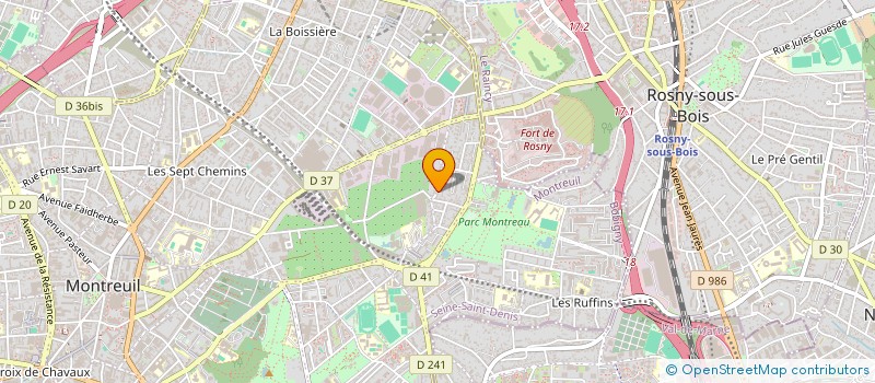 localisation de l'entreprise INNOVACALL à MONTREUIL