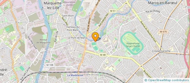 localisation de l'entreprise INNOVACCESS  MARCQ-EN-BARUL
