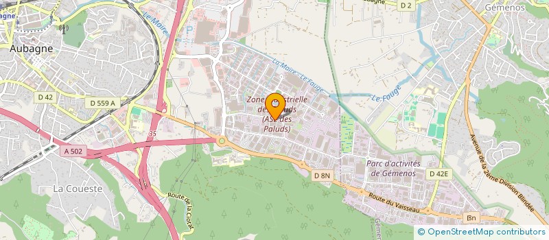 localisation de l'entreprise INNOVACLEAN à AUBAGNE