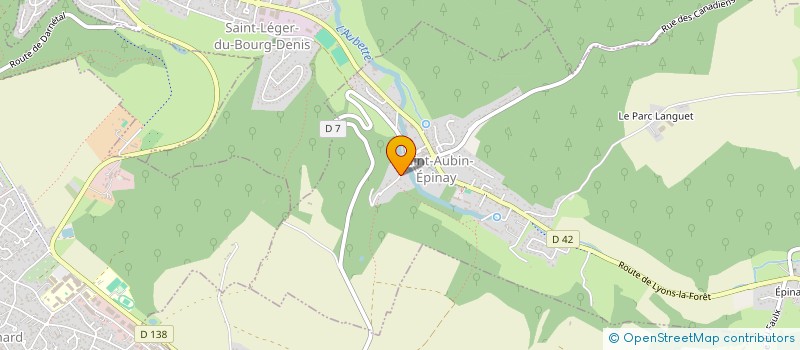 localisation de l'entreprise INNOVACO à SAINT-AUBIN-EPINAY