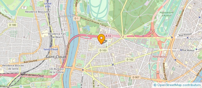 localisation de l'entreprise INNOVACO LINK à BOULOGNE-BILLANCOURT