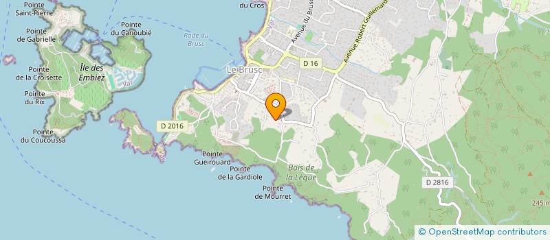 localisation de l'entreprise INNOVACOG à SIX-FOURS-LES-PLAGES
