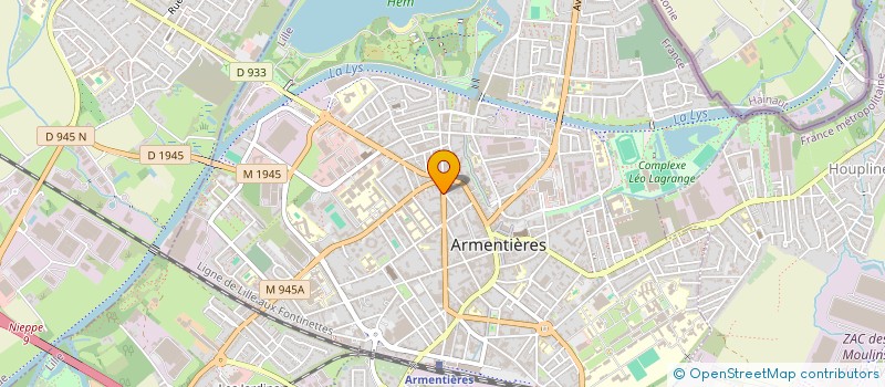 localisation de l'entreprise INNOVACOM  ARMENTIERES