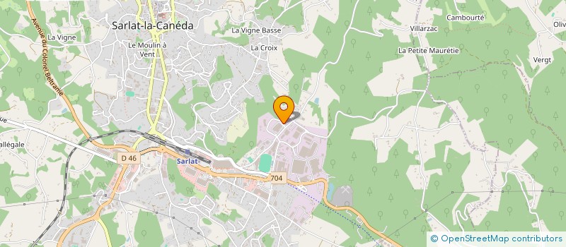 localisation de l'entreprise INNOVACOMM  SARLAT-LA-CANEDA