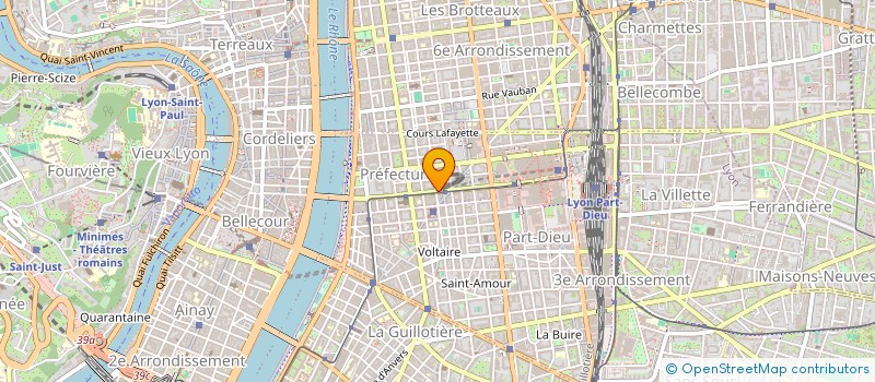 localisation de l'entreprise INNOVACTION SUD EST à LYON