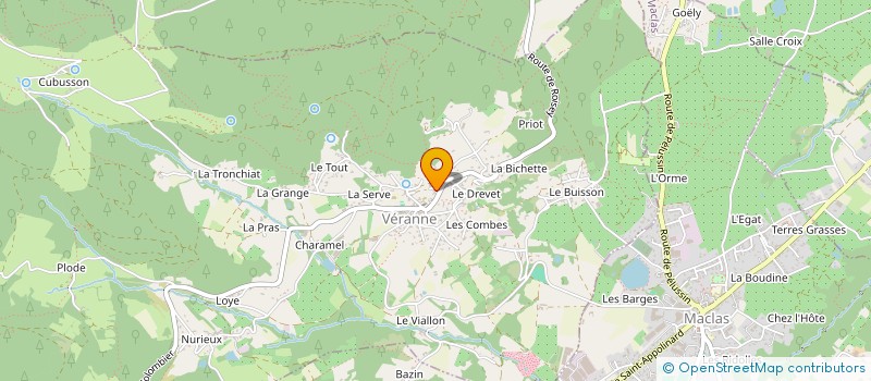 localisation de l'entreprise INNOVAEROTECH  VERANNE