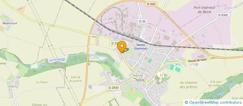 localisation de l'entreprise INNOVAFEED à NESLE