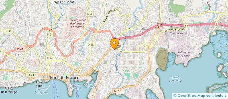 localisation de l'entreprise INNOVAFORMATIONPRO  FORT-DE-FRANCE