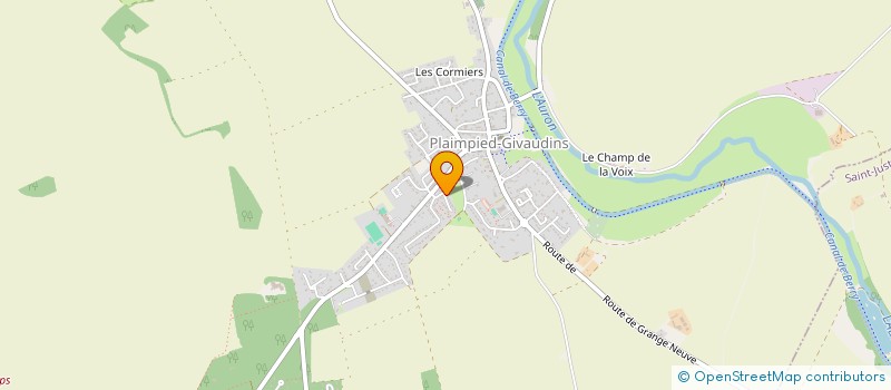 localisation de l'entreprise INNOVAFOUDRE  PLAIMPIED-GIVAUDINS