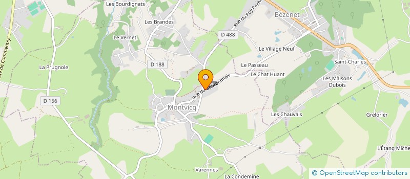 localisation de l'entreprise INNOVAHE  MONTVICQ