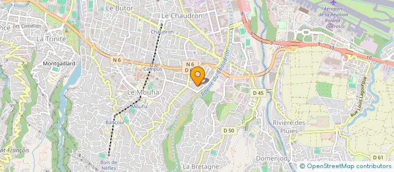 localisation de l'entreprise INNOVALU à SAINT-DENIS