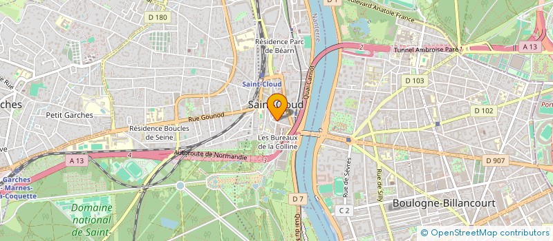 localisation de l'entreprise INNOVANCE GLOBAL HOLDINGS  SAINT-CLOUD