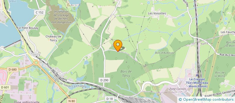 localisation de l'entreprise INNOVANDE  LE BREUIL