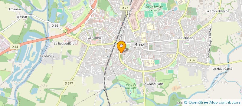 localisation de l'entreprise INNOVAPI  BRUZ