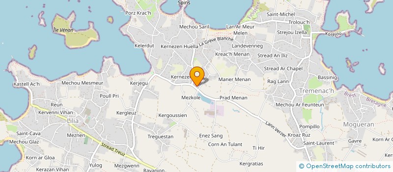 localisation de l'entreprise INNOVARHE CONSULTING  PLOUGUERNEAU