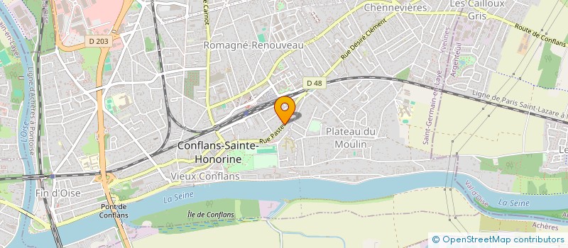 localisation de l'entreprise INNOVASCHOOL PROD  CONFLANS-SAINTE-HONORINE