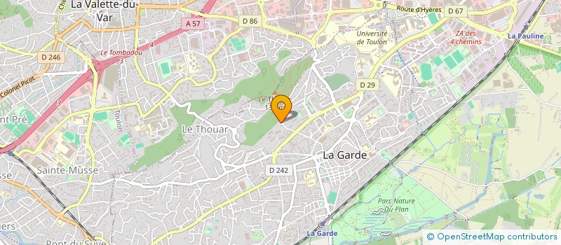 localisation de l'entreprise INNOVASOLIS  LA GARDE