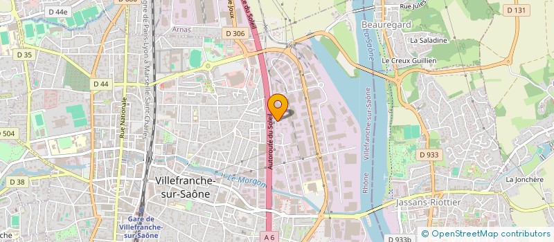 localisation de l'entreprise INNOVAT DISTRIBUT ENTRET AMENAG AIRS LOI  VILLEFRANCHE-SUR-SAONE