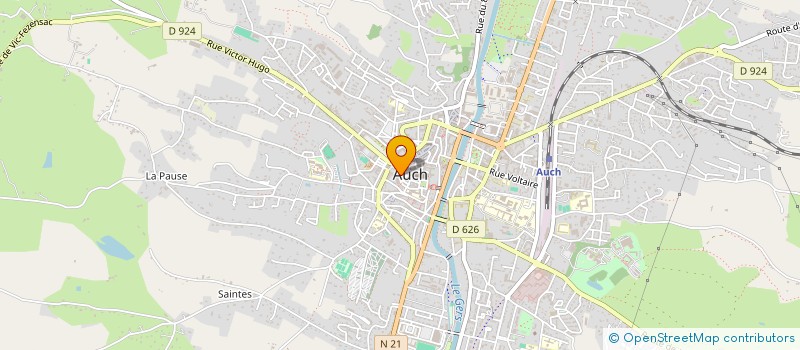 localisation de l'entreprise INNOVAT RECHERCHE POUR INSERTION SOCIALE à AUCH