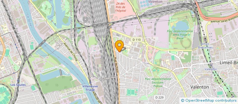 localisation de l'entreprise INNOVATECHINFO  VILLENEUVE-SAINT-GEORGES