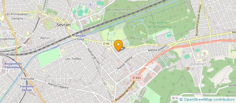 localisation de l'entreprise INNOVATEK à LIVRY-GARGAN