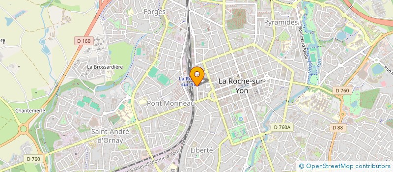 localisation de l'entreprise INNOVATEX à LA ROCHE-SUR-YON