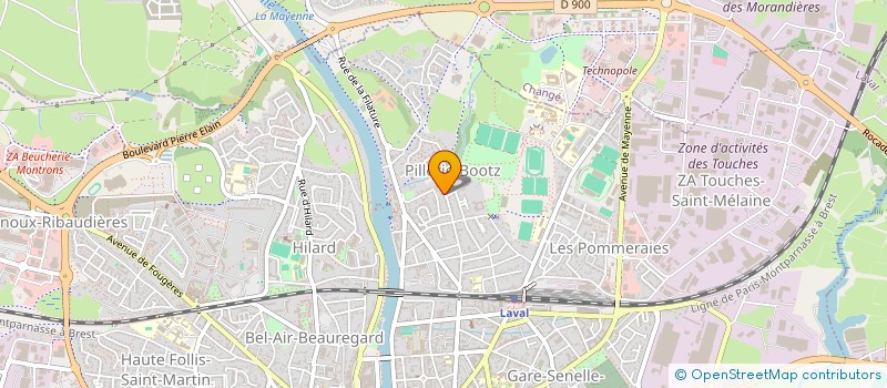localisation de l'entreprise INNOVATIO à LAVAL