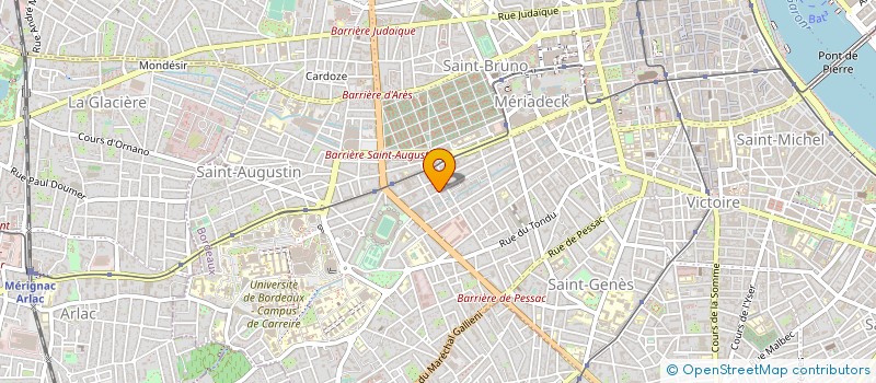 localisation de l'entreprise INNOVATION à BORDEAUX