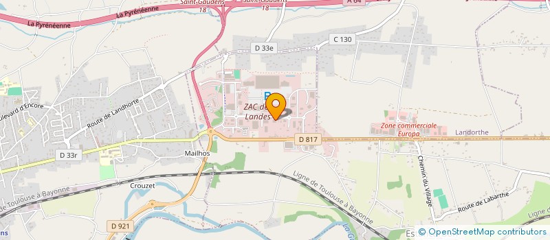 localisation de l'entreprise INNOVATION AUTOMOBILES  ESTANCARBON