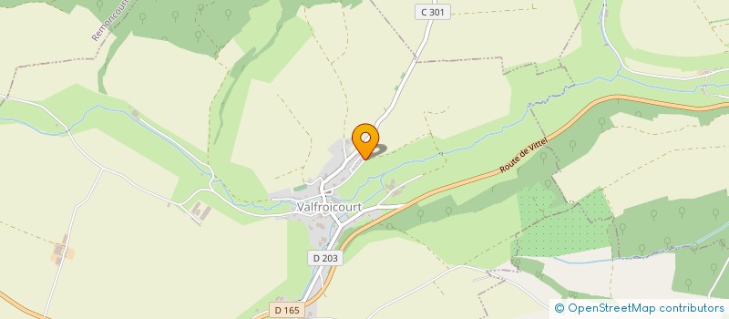 localisation de l'entreprise INNOVATION BETON  VALFROICOURT