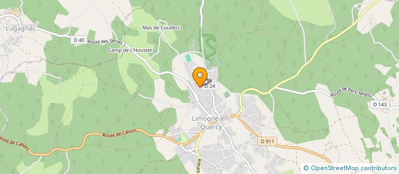 localisation de l'entreprise INNOVATION CAPITAL & MANAGEMENT  LIMOGNE-EN-QUERCY