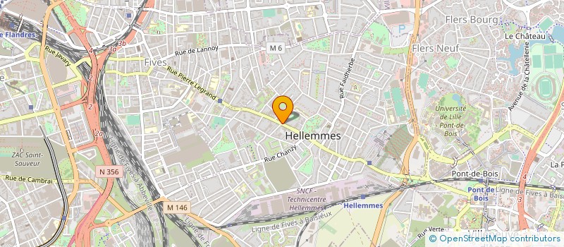 localisation de l'entreprise INNOVATION CAPITAL VIE VERTE à LILLE