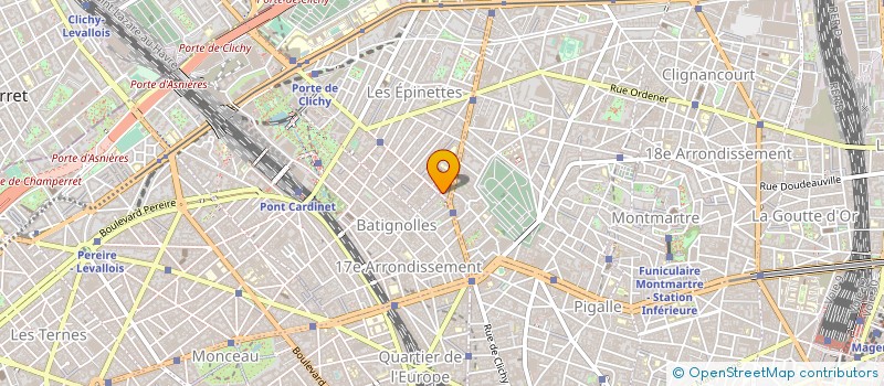 localisation de l'entreprise INNOVATION COMMUNICATION  PARIS