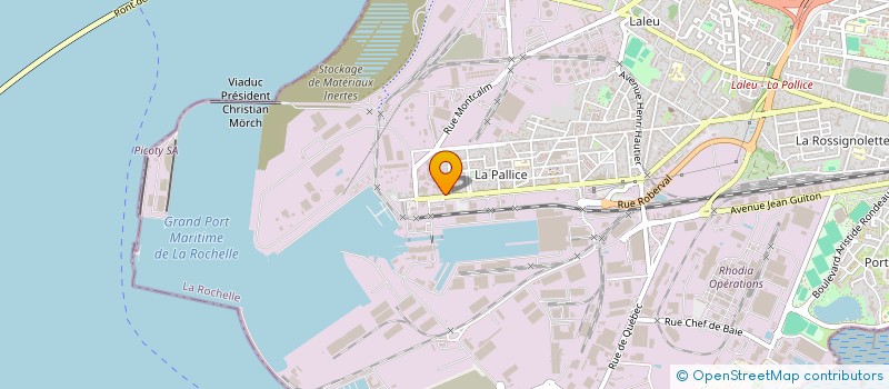 localisation de l'entreprise INNOVATION CONCEPT CLOISONS SECHES  LA ROCHELLE