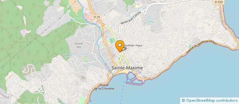 localisation de l'entreprise INNOVATION DEVELOPMENT à SAINTE-MAXIME